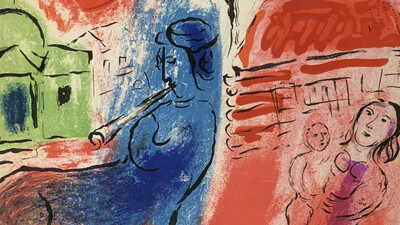 Cover: Expositie Marc Chagall: De Kleurenpo&euml;et