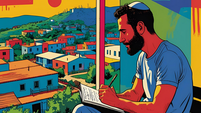 Cover: Gedicht Aharon Shabtai: 'Tikoen'